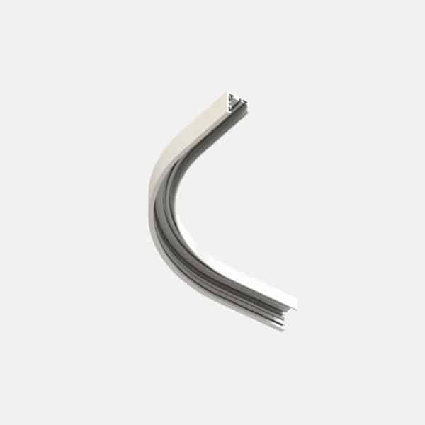 File Flex system - Curve type A in extruded aluminium