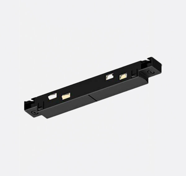 Not polarized connector for track system