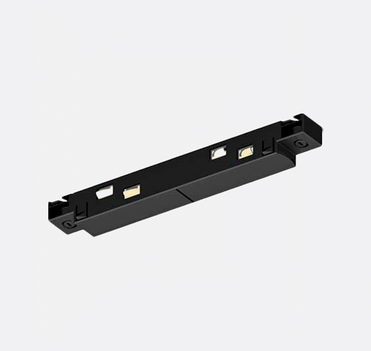 Not polarized connector for track system