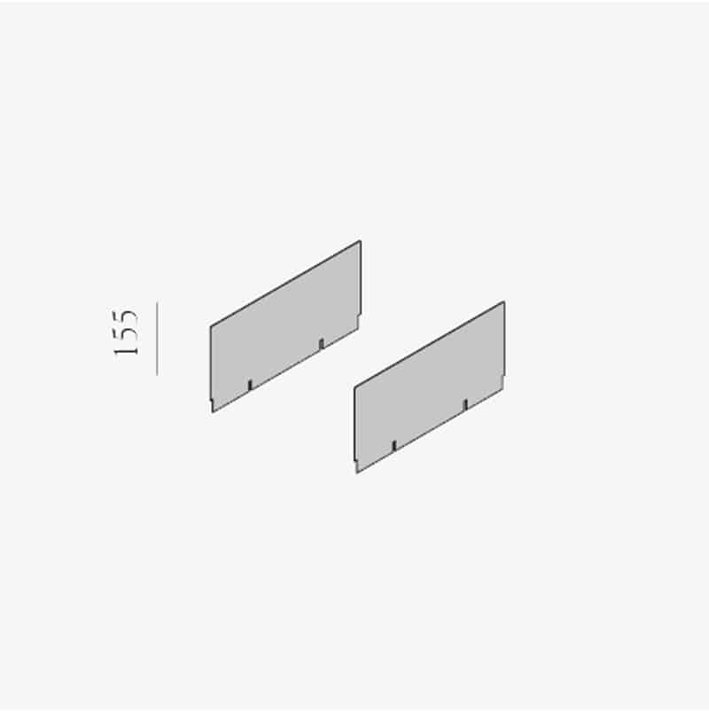 Guide System Couple of head-metal box cover head closure cut 138