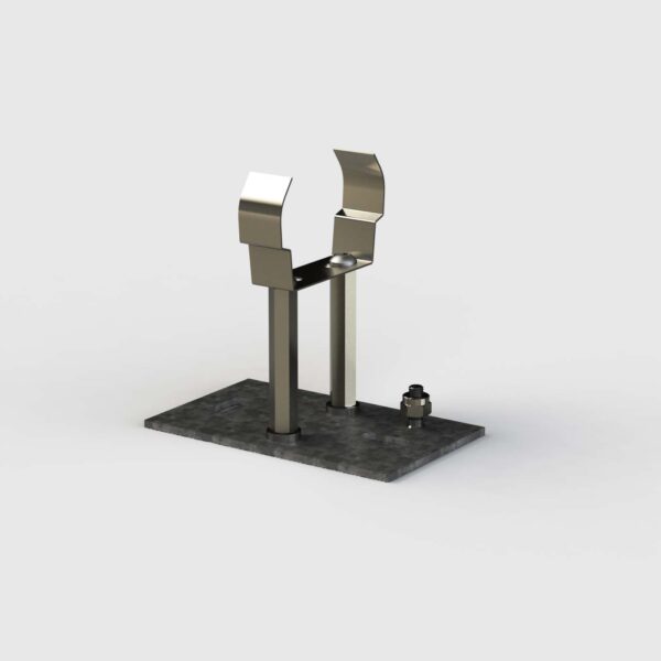 File H sistema - staffa aggancio a soffitto
